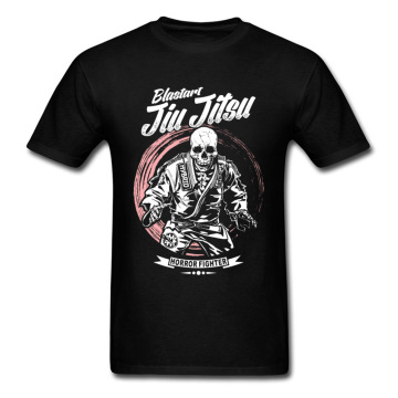 Jiu jitsu Horror Fighter 100% Cotton Fabric Men's Short Sleeve Tees Summer Autumn T Shirts Normal Tee Shirt Company Round Collar