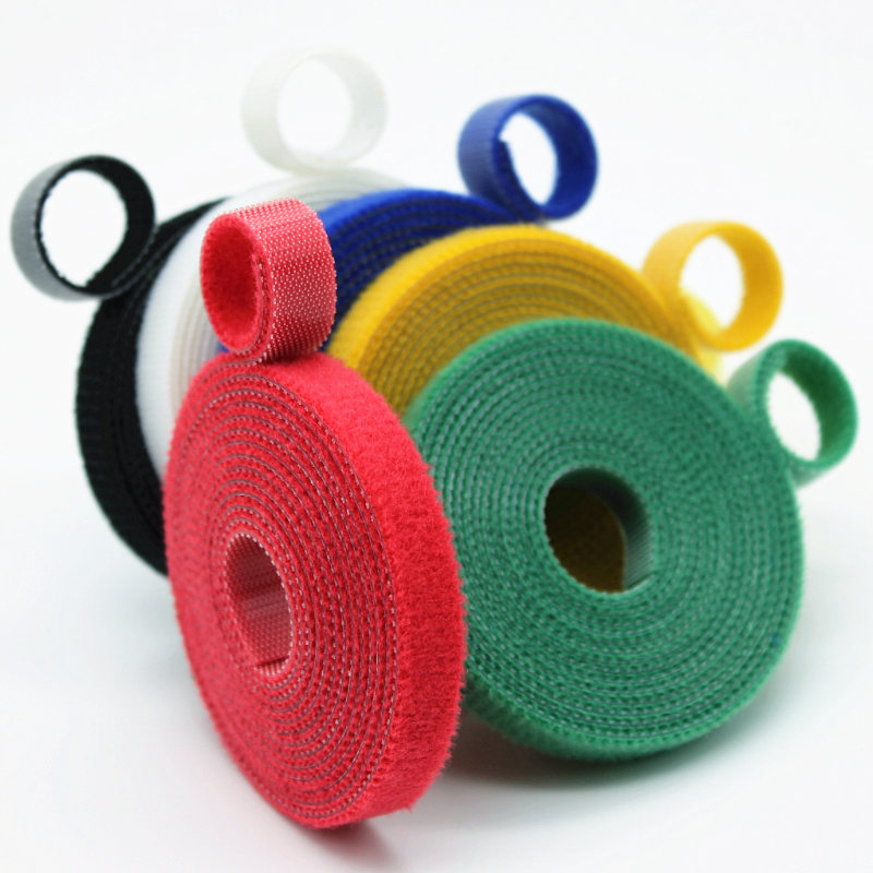 2yards/roll 10mm Nylon Sticker Adhesive Hooks Loops Fastener Tape Clothing backpack home self Sewing Craft DIY Accessories