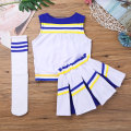 Kids Girls Cheerleading Costume Children Competition Cheerleaders School Team Uniform Class Suit For Child Dancing Costumes