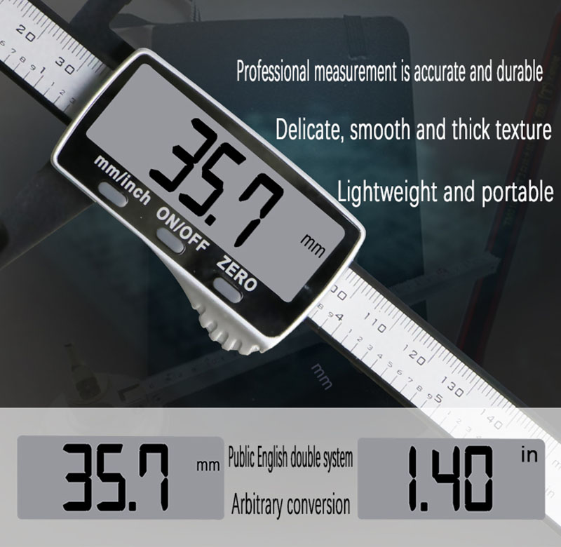 Large Screen 150mm 6 Inch LCD Digital Electronic Carbon Fiber Vernier Caliper Gauge Micrometer Measuring Tool