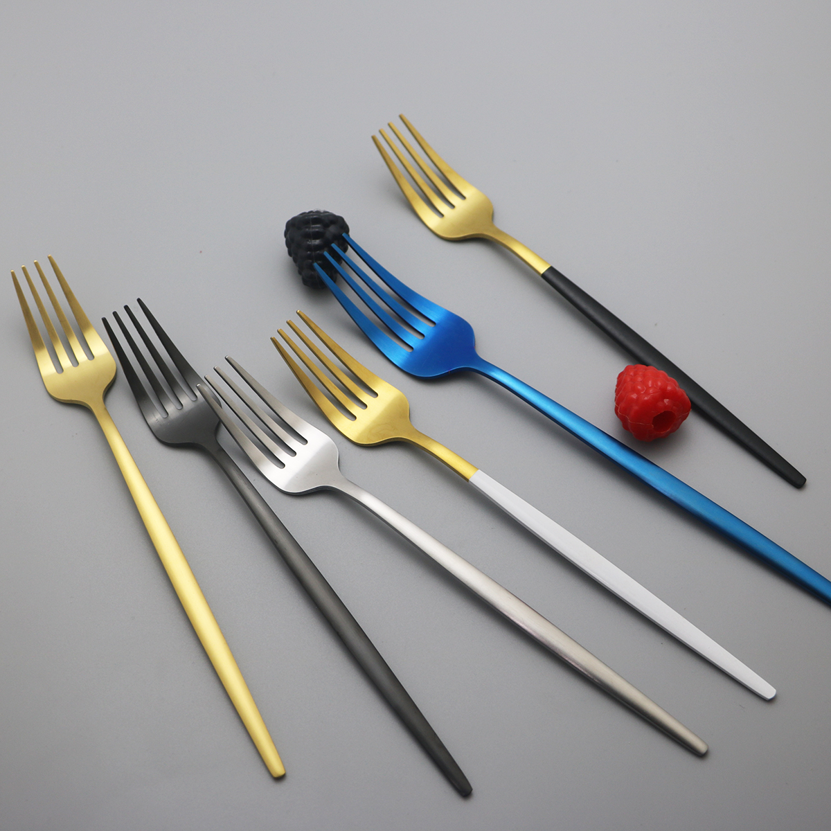 36pcs Black Gold Cutlery Set 18/10 Stainless Steel Dinnerware Set Silverware Tableware Dinner Spoon Fork Knife Dropshipping