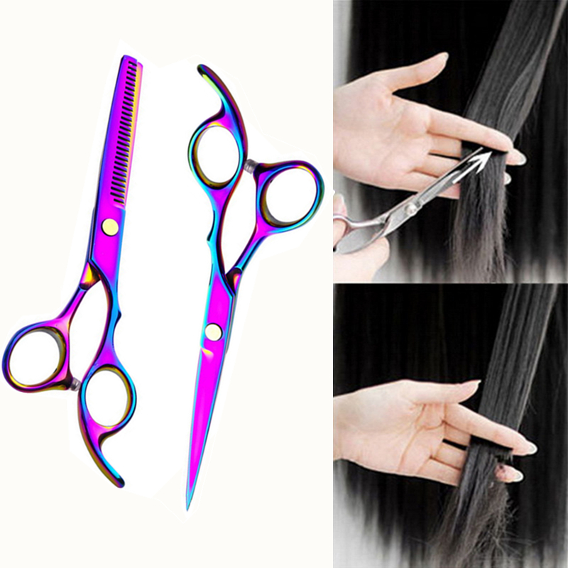 Hair Scissors Cutting Barber Professional 6.0 Inch Hair Scissor Salon Scisors Thinning Shears Hairdressing Scissors