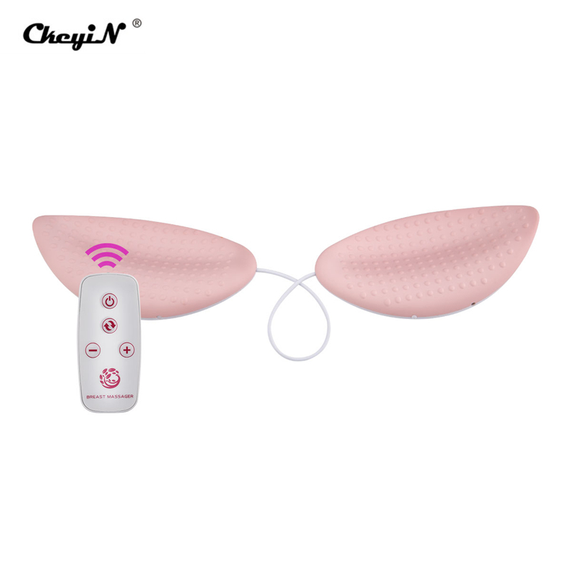 Wireless Breast Massager 7 Gears Smart Breast Stimulator Vibration Bigger Chest Enhancer Therapy Massage Relax Vibration Firming