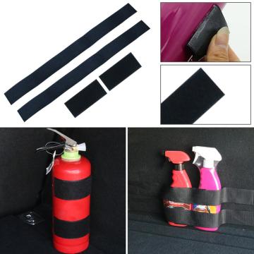 4Pcs Set Car Trunk Storager Vehicle SUV Rear Rack Car Tail Box Fire Extinguisher Fixing Belt Strap Stickers Auto Accessories