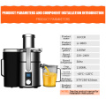 commercial 1200W powerful Stainless Steel Juicers LCD Display 220V Electric Juice Extractor Fruit Vegetable Drinking Machine