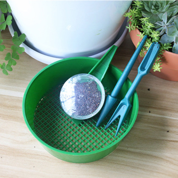 4Pcs Sowing Tools Seed Dispenser Sifting Pan Sower Seed Spreaders Planter Seeder Tool Gardening Supplies