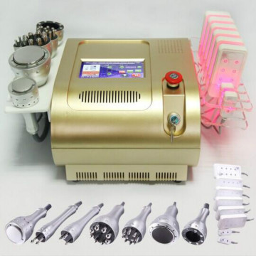 7in1 Vacuum Radio Frequency Lipo Laser Cavitation RF slimming machine Photon LED Lipolaser weight loss equipment CE