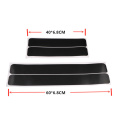 Car Door Sill Scuff Plate For VW Volkswagen Passat Reflective 4D Carbon Fiber Sticker Welcome Pedal Threshold Auto Accessories