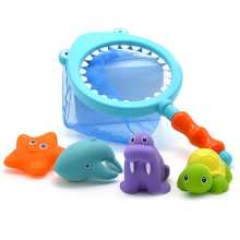 5PCS Bath Toys Cartoon Baby Animal Summer Funny Game for the Bathroom Playing Water Rubber Play Shower Water Toy for Baby Gift