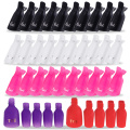 20Pcs Plastic Nail Soak Off Clips Gel Polish Remover Wraps Cleaner Nail Degreaser Tips Gel Remover Fingers Toes Nails Art Tools