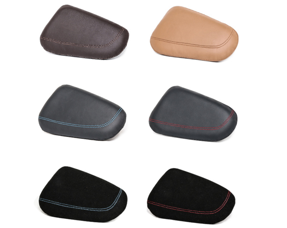 2pcs for BMW Mercedes Audi Volkswagen Ford Focus Renault Car Accessories Interior Leather Leg Cushion Knee Pad Car Styling