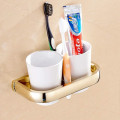 Bathroom Accessories Set Gold Brass Square Paper Tissue Holder Towel Bar Soap Basket Towel Rack Glass Shelf Bath Hardware Set