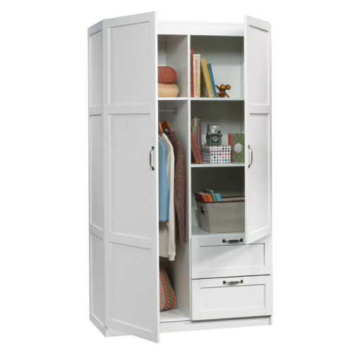 Supply Modern White Bedroom Furniture Wood Wardrobe Closet with High Quality