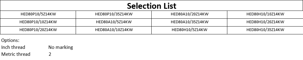 Selection List