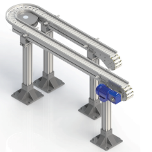Vitrans Flexible Chain Conveyor | Flexible Pallet Conveyor
