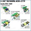 Inside External High PFC CE 40-80W AC85-277V LED Driver 12-20Cx3B 900mA 12-20Cx4B 1200mA DC35-68V Constant Current Free Shipping