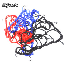 30*30cm for Motorcycles Motocross Helmet Mesh Web Bungee Cargo Racing Pants Pinion Holder Red, Black, Blue Color