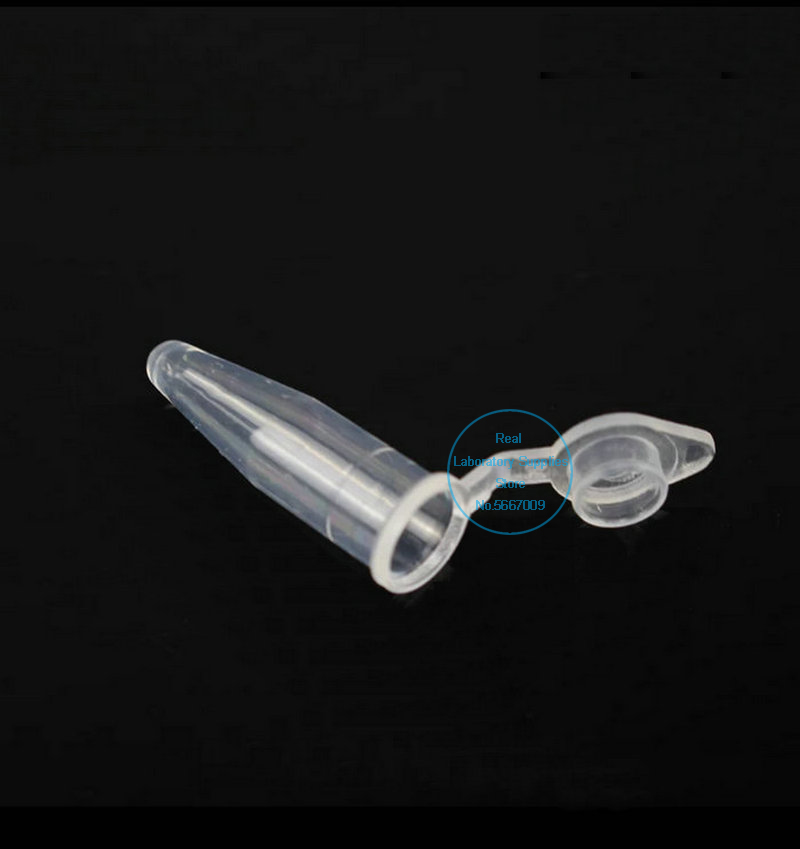 1000pcs/lot 0.2ml Affordable Laboratory Clear V-shape Plastic Centrifuge Tube