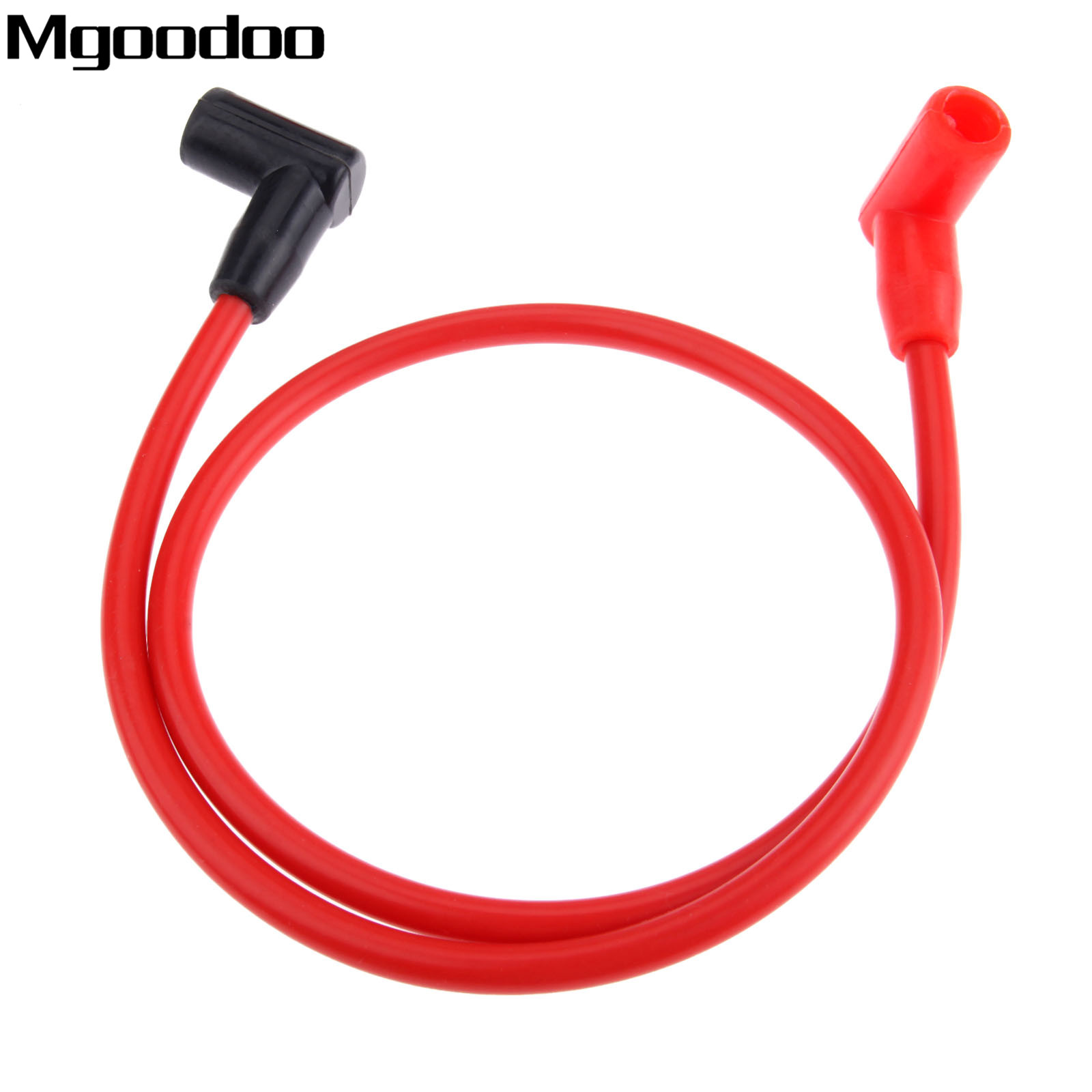 Mgoodoo 8Pcs Ignition Cable Spark Plug Wires 8mm For ACC-5048R Fittment For Chevrolet For G M C models Wires Over Valve Covers
