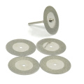 1pc 16-60mm Mini Diamond Cutting Disc With Mandrel Abrasive Diamond Discs For Dremel Diamond Saw Blades