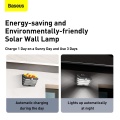 Baseus Solar LED Light Outdoor PIR Motion Sensor Street Light Waterproof Garden Lamp Solor Power Lamp for Courtyard