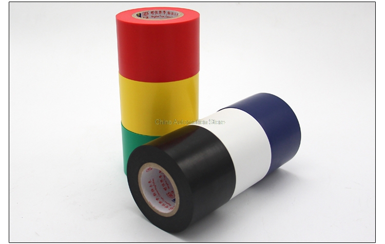 Electrical tape insulation adhesive tape PVC electrical tape 5 cm wide 18 Meters long 6 color optional