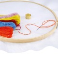 7 Pieces Embroidery Hoop Set Bamboo Circle Cross Stitch Hoop Ring 3 inch to 13 inch for Embroidery and Cross Stitch
