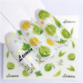 1Pcs Fashion Lime Fruit Christmas Acrylic Powder Gel Nail Polish Nail Art Decorations Crystal Manicure Kit Nail Accesorios