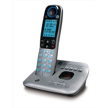 GE Digital cordless telephone DECT6.0 call with high large key backlight LCD landline phone vintage phones