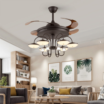 LED Postmodern iron ABS Acryl 95-265v Remote Control Ceiling Fan 75-180w Ceiling Lights.LED Ceiling Light.Ceiling Lamp For Foyer