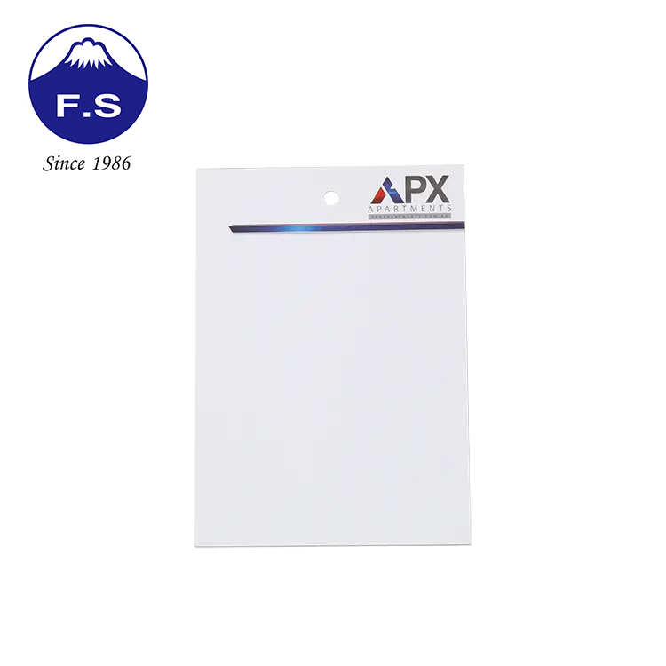 Glued Head Woodfree Paper Customized Logo Notepad Printed
