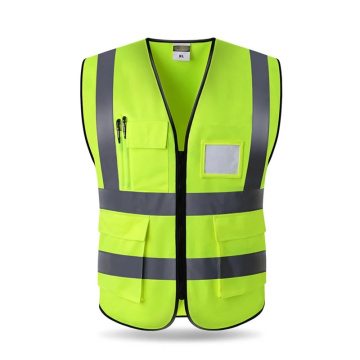 Print Logo High Visibility Reflective Vest Working Clothes Motorcycle Cycling Sports Outdoor Reflective Safety Clothing