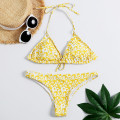 Sexy Bandage Bikini 2020 New Swimwear Women Swimsuit Swimming For Women Suits Bikini Set Print Beachwear Summer#J30