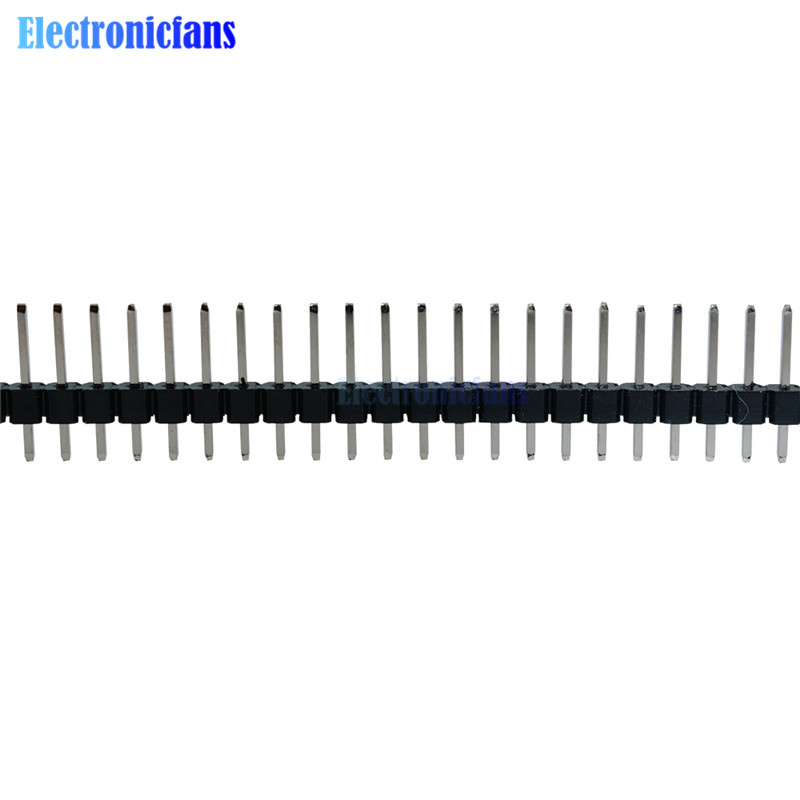 10PCS 40Pin 2.54mm Single Row Straight Male Pin Header Strip PBC For Arduino
