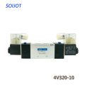 4V320-08 /4V320-10 DC 12V 24V 110V 220V 3/8" BSPT 2 Position 5 Ways Pneumatic Solenoid Valve