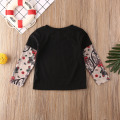 floral long sleeve baby boy t shirt kids toddler boy tshirt top