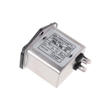 CW2B-10A-T EMI Power Filter Single Phase Socket Line-Conditioner AC 115/250V U1JE