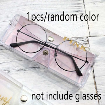Transparent Spectacle Case Reading Glasses Case Eyeglass Hard Box Cover Glasses Light Plastic Material Easy Carry New Arrival