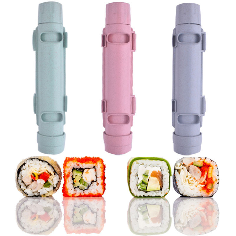 DIY Sushi Mold Kitchen Gadget Sushi Maker Rice Ball Meat Cake Roll Mould Multifunctional Kitchen Bento Accessories Sushi Tools
