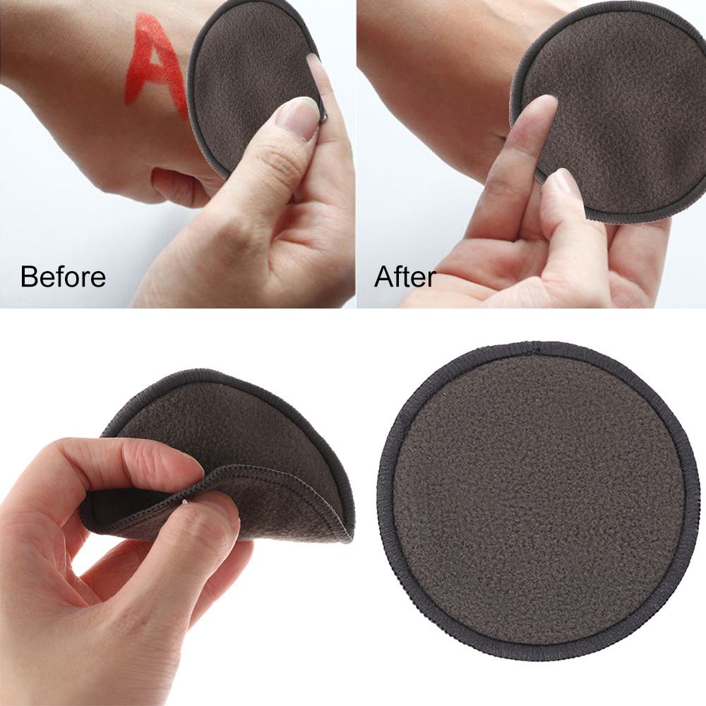 1PCS Makeup Removal Cotton Pad Reusable Bamboo Fiber Washable Rounds Cleaning Pads For Face Eye Beauty Make Up Tool