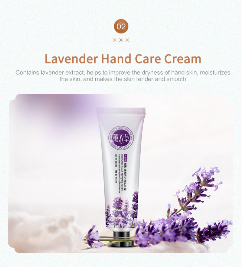 Hand Cream Natural Plant Fruit Oli Long Lasting Fragrance Moisturizing Anti-drying Hand Creams Lotions Rose Lavender TSLM1