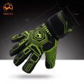Adult professional soccer goalkeeper gloves finger protection target thick latex