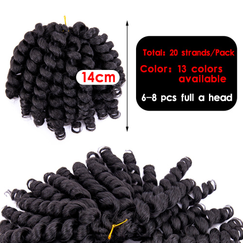 Synthetic Crochet Hair Jumpy Wand Curls Hair Extension Supplier, Supply Various Synthetic Crochet Hair Jumpy Wand Curls Hair Extension of High Quality