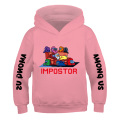 5-14 Years Among Us Boys Hoodies Impostor 100% Cotton Streetwear New Video Game kids Sweatshirt Girls Among Us Children Hoodie