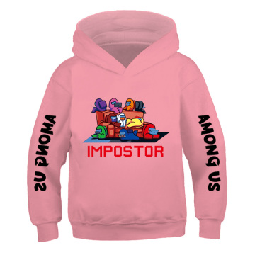 5-14 Years Among Us Boys Hoodies Impostor 100% Cotton Streetwear New Video Game kids Sweatshirt Girls Among Us Children Hoodie