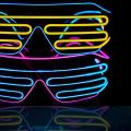 LED Glasses Light Up Flashing Rave Wedding Party Eyewear Luminous Glowing Decors Activities Halloween Christmas Supply