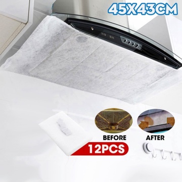 Hot Range Hoods Oil-Absorbing Paper Filter Membranes Range Hoods Kitchen Anti-Smoke Stickers Filter Sns Oil Cover