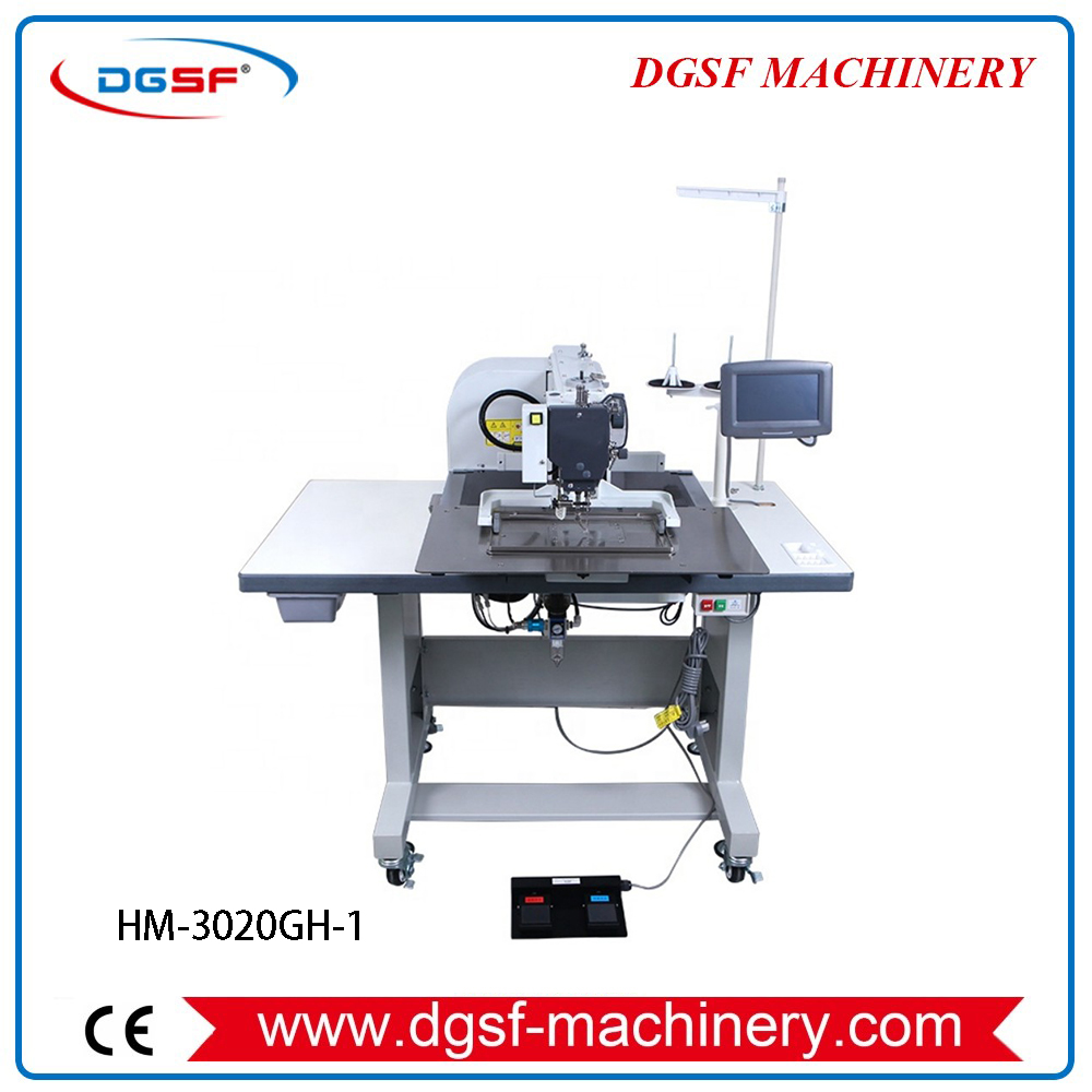 HM-3020GH-1 Flat-Bed Leather Sewing Machine Single Needle Programmable Lock Stitch High-Speed CE Certified Industrial Sewing