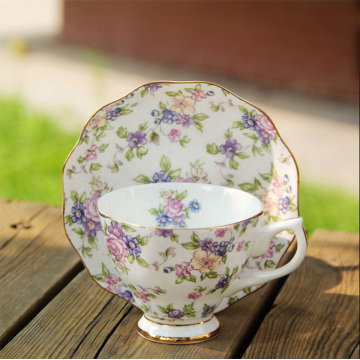 Top Grade Bone China Coffee Cup Creative European Tea Cup Set And Saucer Home Party Afternoon Tea Teacup Porcelain BB95