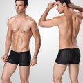4pcs/Lot Male Shorts Underwear Men's Panties Boxers Underpants for Man Mesh Sexy Homme Bamboo Ice Silk Large Size 5XL 6XL 7XL